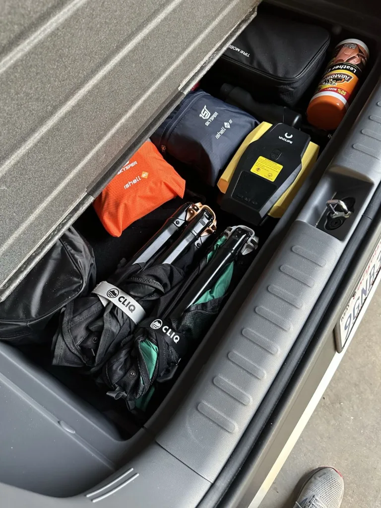 Storage space in hyundai Ioniq 5